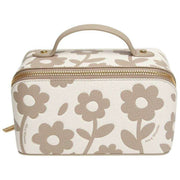 Estuche mini tren Alice Wheeler London Floral - Beige piedra