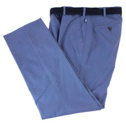 BRUHL Montana Micro Twill Stretch Lightweight Chinos - Blue