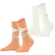 Calcetines Burlington Everyday Mix 2-Pack - Melocotón Naranja