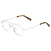 MessyWeekend Cruise Gafas de lectura con luz azul - Transparente/Plateado
