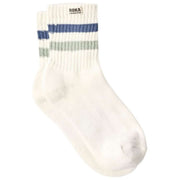 Calcetines Roka Windsor Stripe Crew - Azul costero/niebla