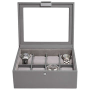 Caja para relojes Stackers de 8 piezas - Gris pizarra