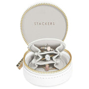 Joyero de viaje Stackers Oyster - White Pebble