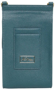 Bolso bandolera Bloomsbury mini de Alice Wheeler London - Azul verde azulado