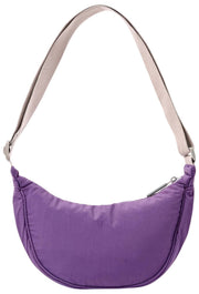 Bolso bandolera Roka Farringdon Taslon - Púrpura uva gótica