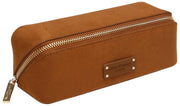 Maleta de tren pequeña de ante Kensington de Alice Wheeler London - Fudge Tan