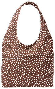 Roka Hoxton Bolso de hombro grande de lona de algodón - Mancha marrón
