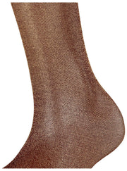 Falke Calcetines hasta la rodilla con purpurina de 30 deniers - Barolo/Oro