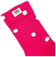 Calcetines Roka Wimbledon Crew - Punto rosa