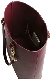 Bolso tote Marlow de Alice Wheeler London - Rojo baya