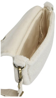 Hindbag Margault Teddy Bolso De Hombro - Blanco Ártico