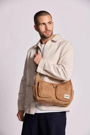 Hindbag Emile Bolso de hombro con múltiples bolsillos - Marrón canela
