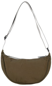 Bolso bandolera Roka Farringdon Taslon - Marrón musgo