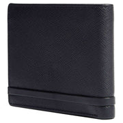 Cartera de cuero con detalle de barra de corbata Santour de Ted Baker - Negro