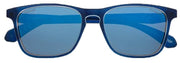 Gafas de sol cuadradas de uso superdry sencillo - azul