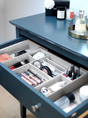 Organizador de cajón de maquillaje Stackers - Rosa rubor