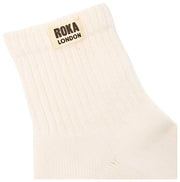 Calcetines Roka Windsor Solid Crew - Blanco Marshmallow