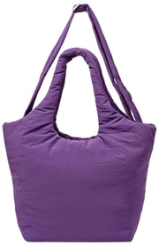 Bolso de hombro Roka Oxford mediano Taslon - Púrpura uva gótica