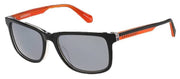 Gafas de sol rectangulares de acetato hechos a mano superdry - negro