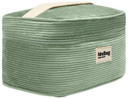 Hindbag Gaspard Neceser - Terciopelo Verde Menta