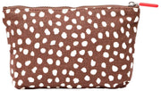 Roka Maida Vale Bolso pequeño de lona de algodón - Punto marrón