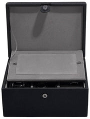 Caja valet fotográfica de lujo Stackers - Negro