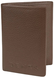 Cartera con tarjetero triple Dents Aire - Marrón chocolate