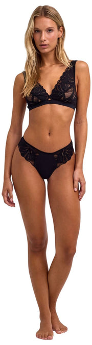 Falke Tanga Delicate Touch - Negro