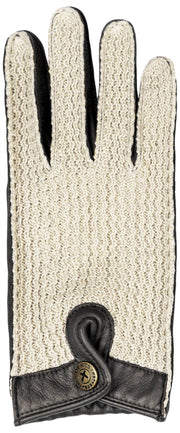 Dents The Suited Racer Hatcher Guantes de conducción de cuero - Negro