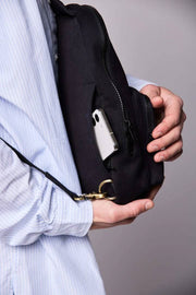 Bolso bandolera Hindbag Felix - Negro