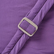 Bolso de hombro Roka Oxford mediano Taslon - Púrpura uva gótica