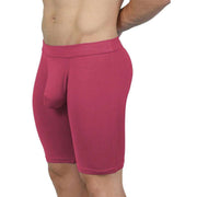 Obviously EliteMan Boxer Brief 9inch Leg - Brick Red
