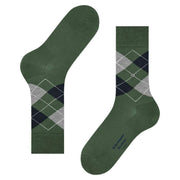 Burlington Manchester Socks - Mountain Green