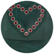 Campomaggi Portacelular Stud Bolsa Para Teléfono - Verde Botella/Rojo