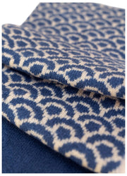 Bufanda acogedora Powder Agatha - Denim Mix Blue