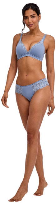 Sujetador Falke Delicate Touch High Apex - Azul Acero