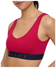 Falke Daily Comfort Print Pack de 2 bralettes tipo corpiño - Rojo/Negro