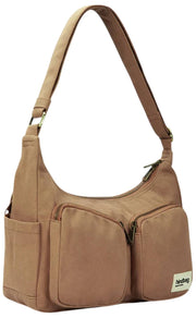 Hindbag Emile Bolso de hombro con múltiples bolsillos - Marrón canela