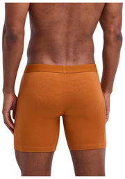 Falke Daily Comfort - Pack de 2 calzoncillos de pierna larga - azul/naranja
