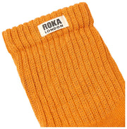 Calcetines Roka Windsor Solid Crew - Naranja quemado