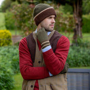 Gorro Beanie Dents Rib Knit De Lana - Verde Oliva