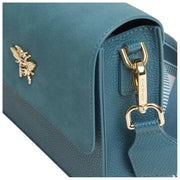 Bolso bandolera Highbury de Alice Wheeler London - Verde azulado