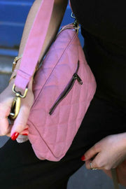 Hindbag Margault Bolso De Hombro Acolchado - Rosa Rubor