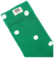 Calcetines Roka Wimbledon Crew - Amazon Dot Verde/Blanco