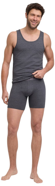 Falke Daily Comfort - Pack de 2 calzoncillos de pierna larga - Dark Grey Heather