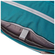 Bolso de lona reciclado mediano Roka Gatwick - Azul verde azulado profundo
