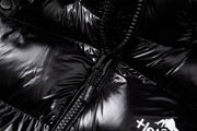 Helvetica Mountain Pioneers Chaqueta con capucha sin mangas Space - Negro