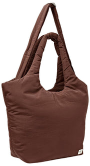 Bolso de hombro Roka Oxford mediano Taslon - Marrón chocolate