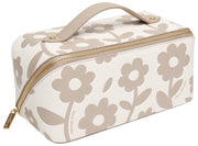 Maleta de tren floral Alice Wheeler London - Beige piedra