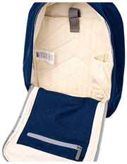 Mochila pequeña Roka Hampton de lona de algodón - Admiral Blue